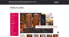 Desktop Screenshot of mamuklubas.lt
